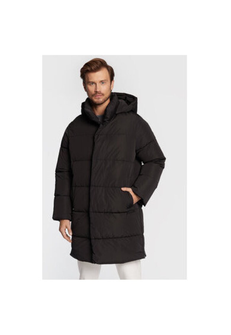 Geaca de iarna barbati  52S00742-1T004085 - Poliester - 58 EU - Negru