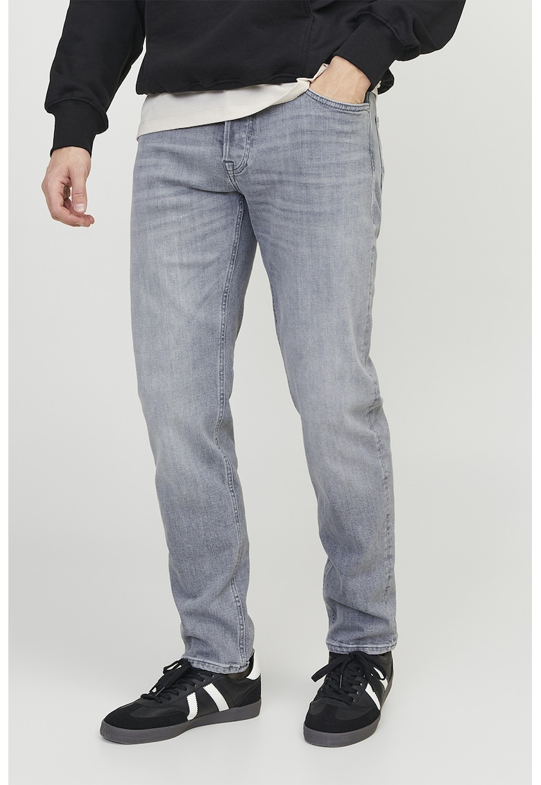 Blugi conici Mike - Gri deschis