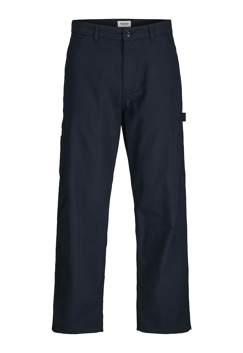 Pantaloni regular-fit cu model uni Pantaloni regular-fit cu model uni