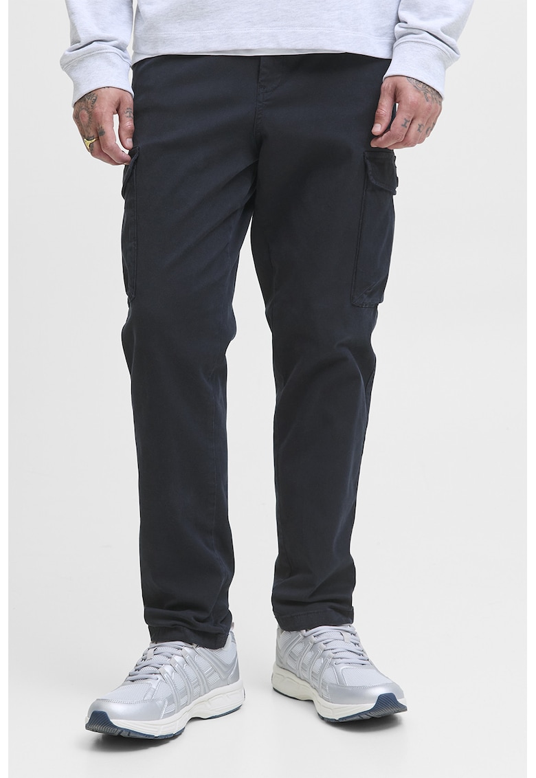 Pantaloni cargo din amestec de bumbac