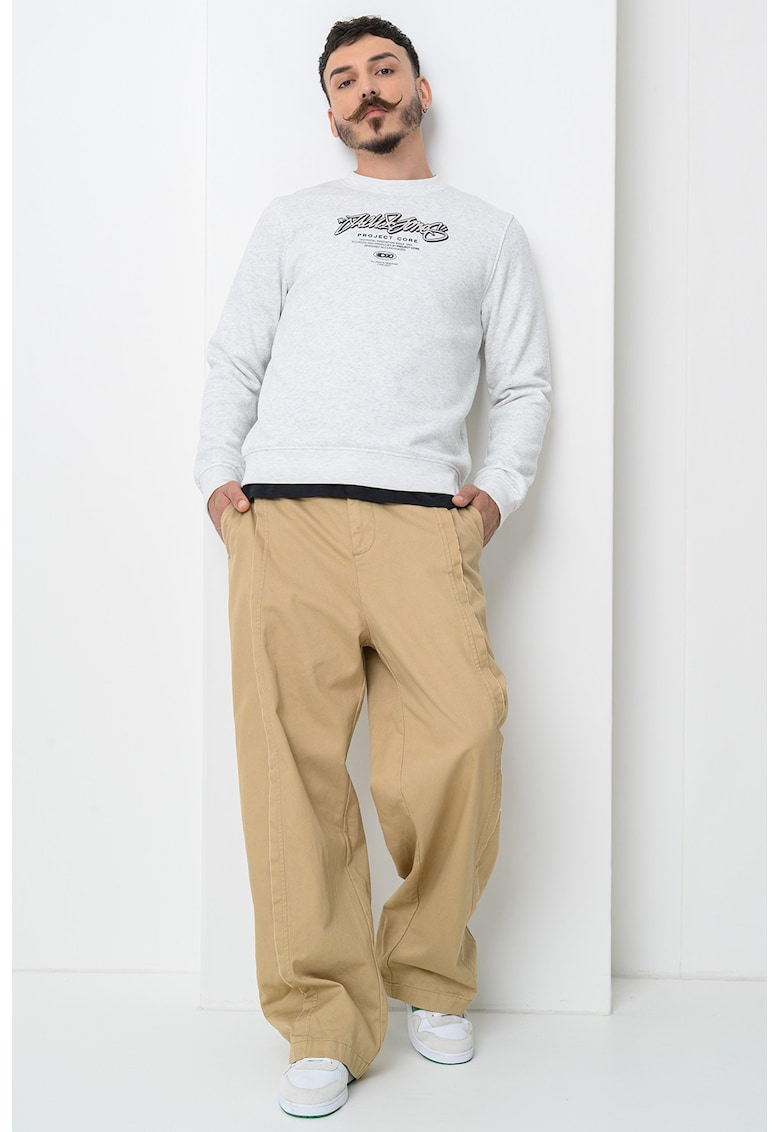 Bluza de trening din amestec de bumbac cu imprimeu logo