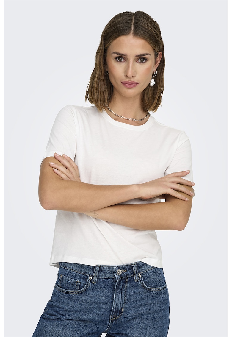 Tricou de bumbac Rex - Alb