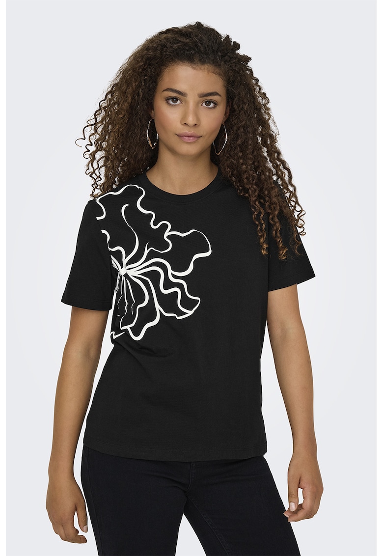 Tricou cu imprimeu floral