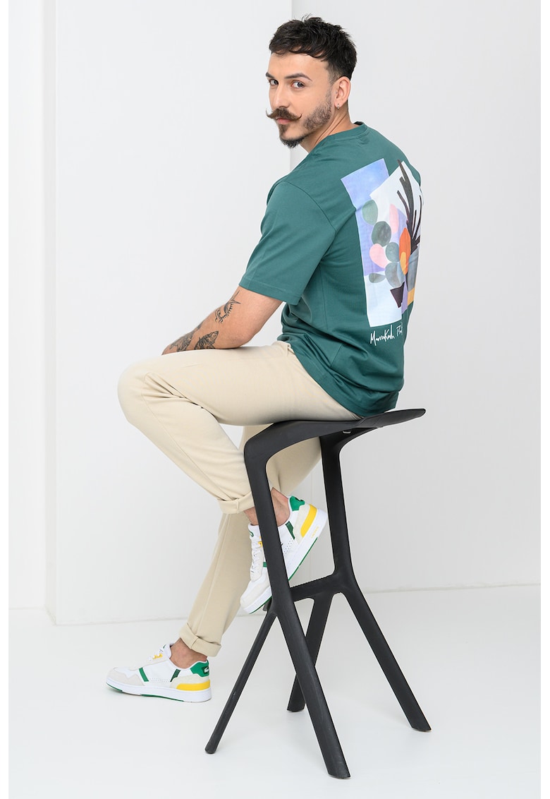 Tricou de bumbac organic cu imprimeu Fred