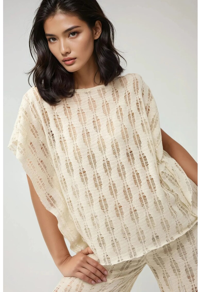 Bluza dama - Colectia Pika - bej - tricot