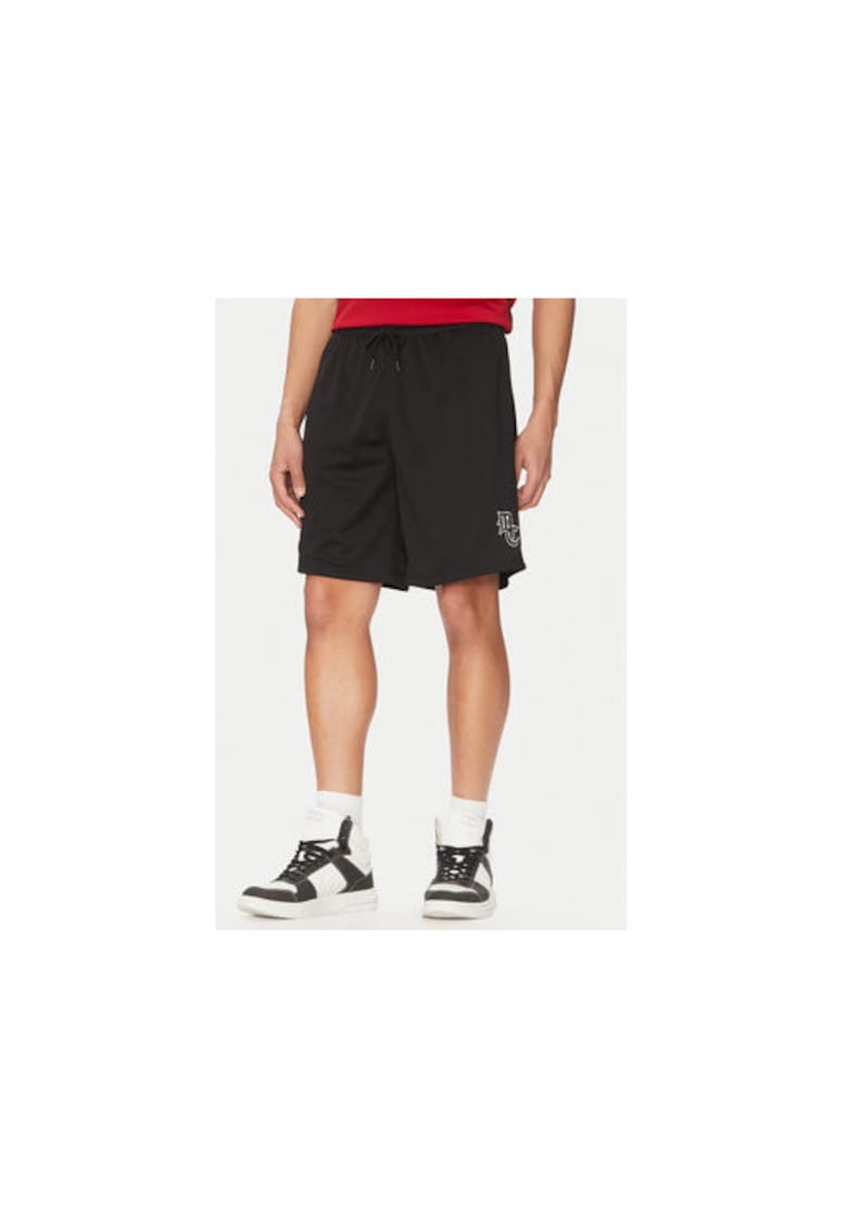 Pantaloni scurti sport barbati ADYWS03082 - Poliester - Negru