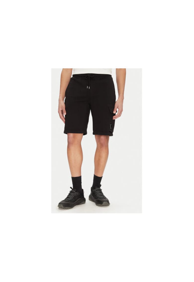 Pantaloni scurti sport barbati C P Company - 18CMSB101A110044G - Bumbac - Negru