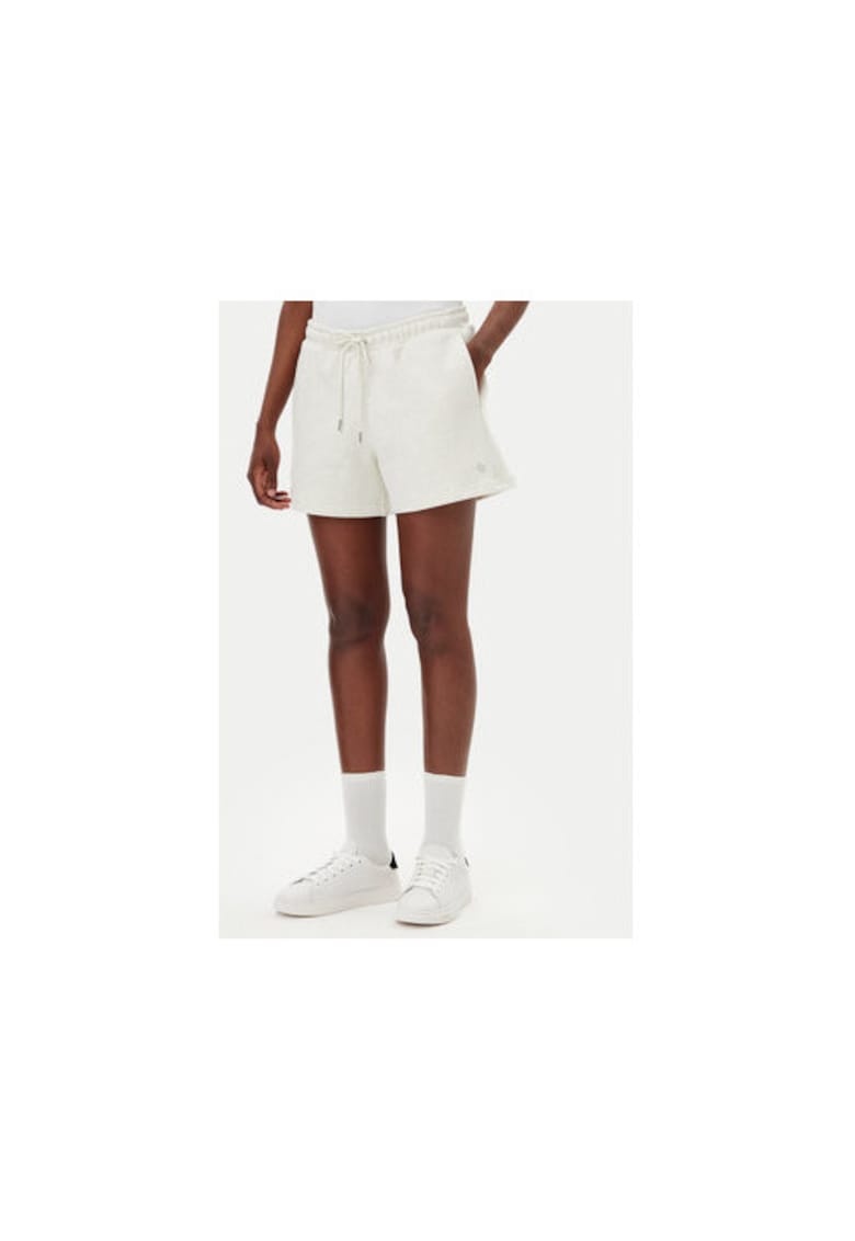 Pantaloni scurti sport dama 630525 - Bumbac - Ecru - Ecru