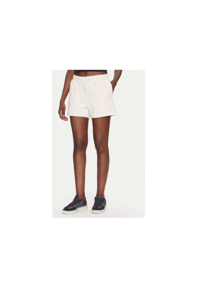 Pantaloni scurti sport dama 685020 - Bumbac - Ecru - Ecru