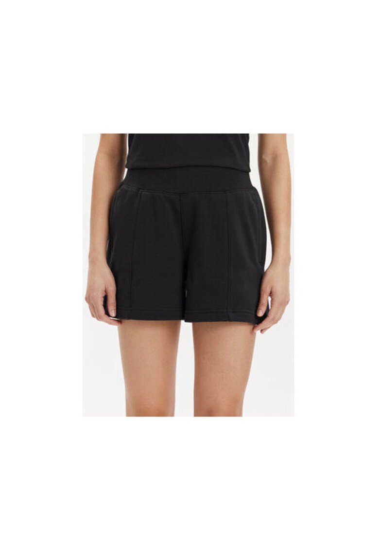 Pantaloni scurti sport dama 2073461 - Bumbac/Poliester - Negru - Negru