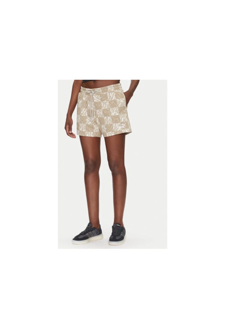 Pantaloni scurti sport dama  685073 - Bumbac/Poliester reciclat/Bumbac organic - XL INTL - Bej