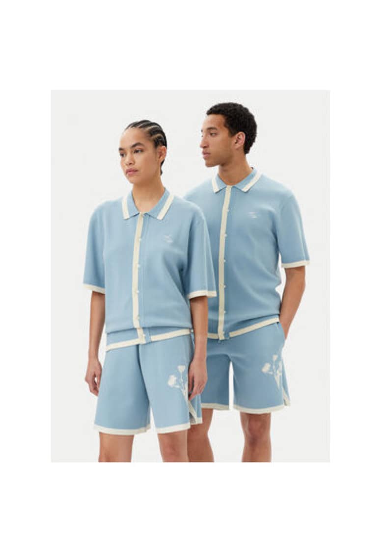 Camasa unisex 91299859980 - Viscoza/Poliester - Albastru