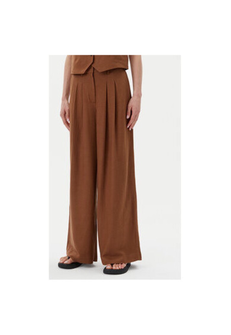 Pantaloni dama 5503840 - Viscoza/In - Maro