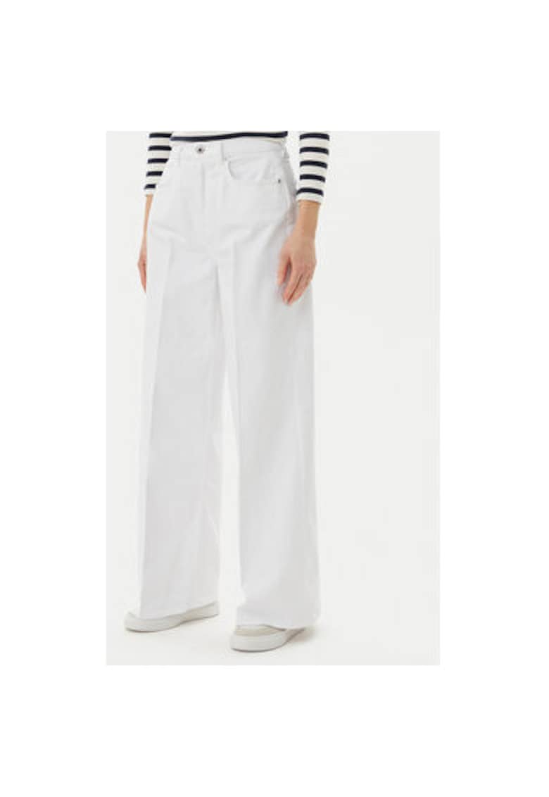 Pantaloni dama PL204740TC5 - Bumbac - Albastru - Albastru