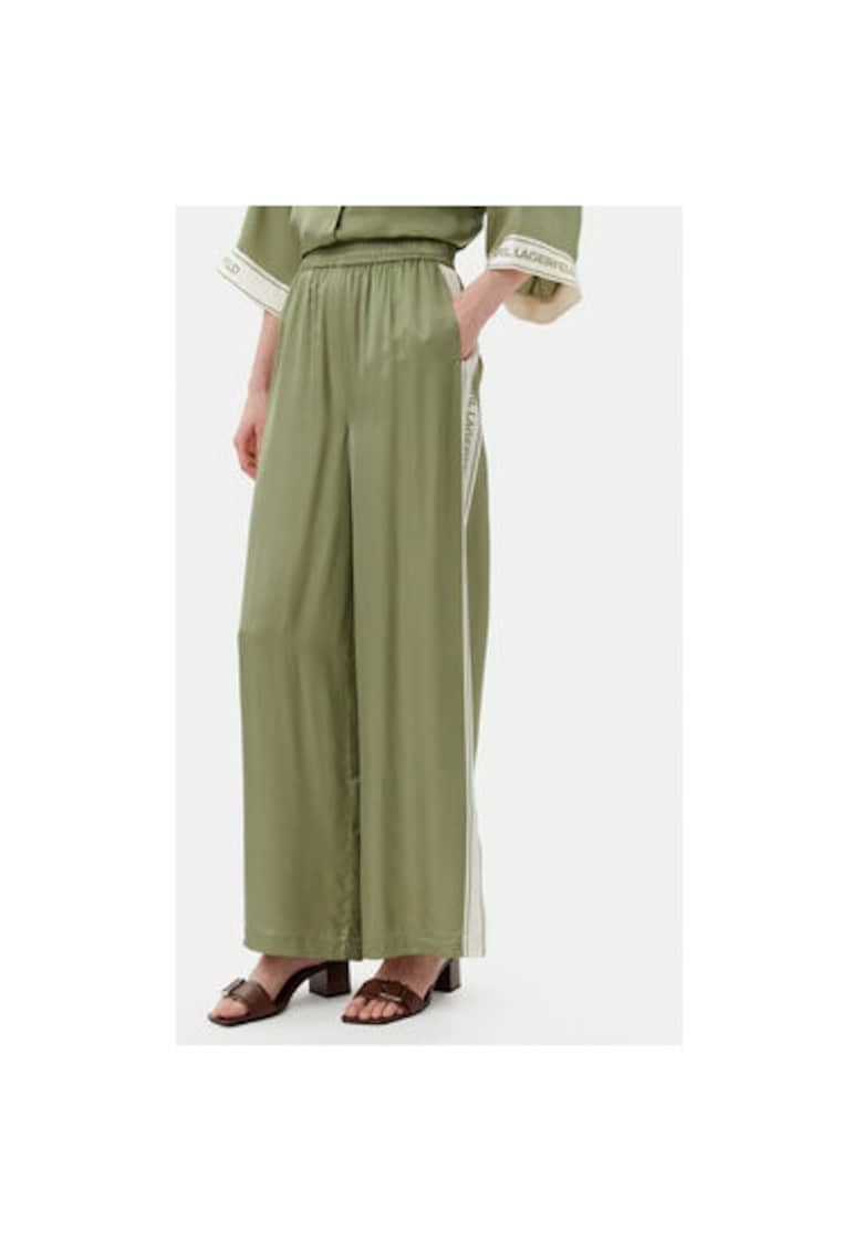 Pantaloni dama A2W10118 - Viscoza - Verde - Verde