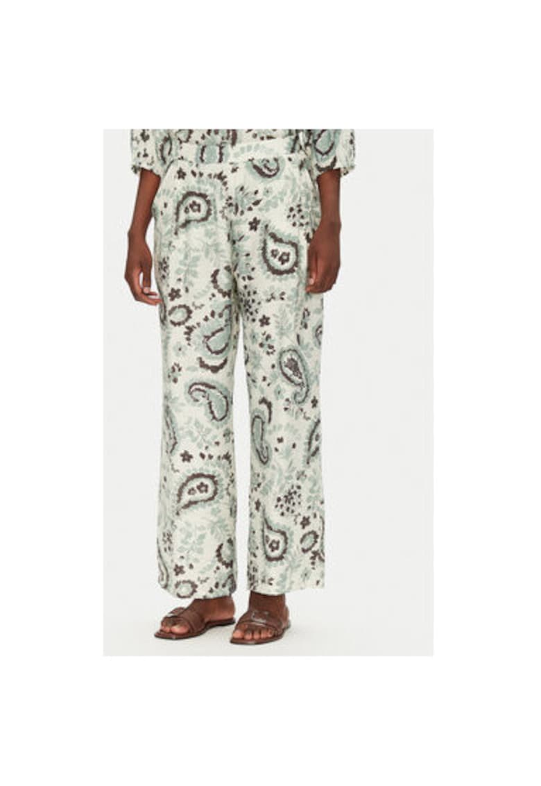 Pantaloni dama 20615422 - Viscoza/Poliamida - Verde