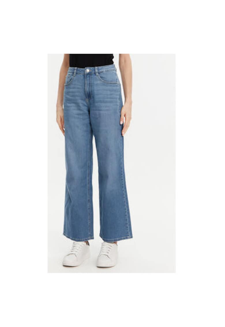 Pantaloni dama 1043509 - Bumbac - Albastru - Albastru