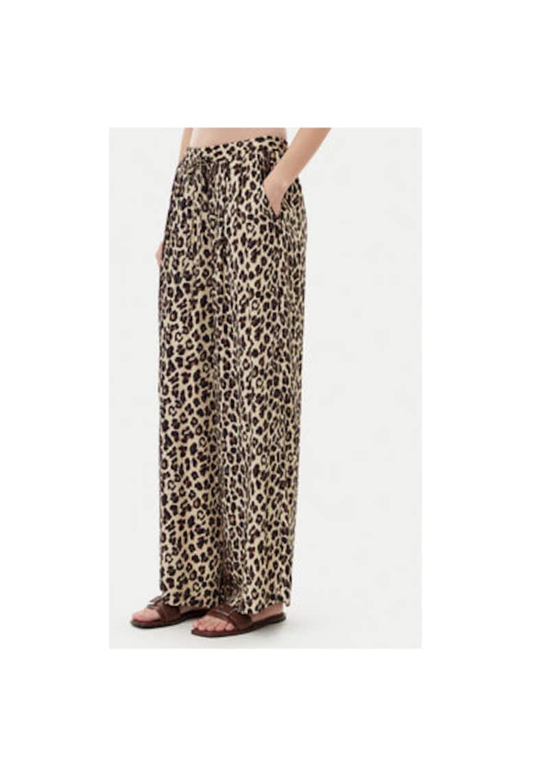 Pantaloni dama TD1432 - Viscoza - Bej - Bej