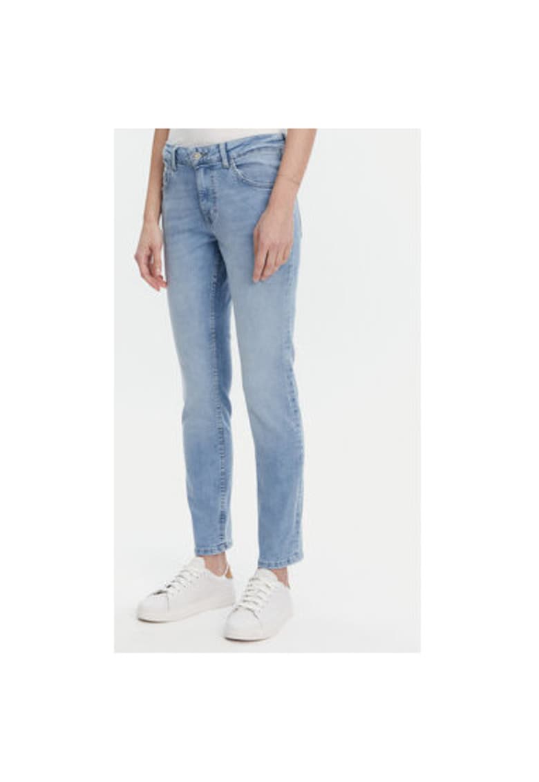 Pantaloni dama 1016620 - Bumbac/Poliester - Albastru - Albastru
