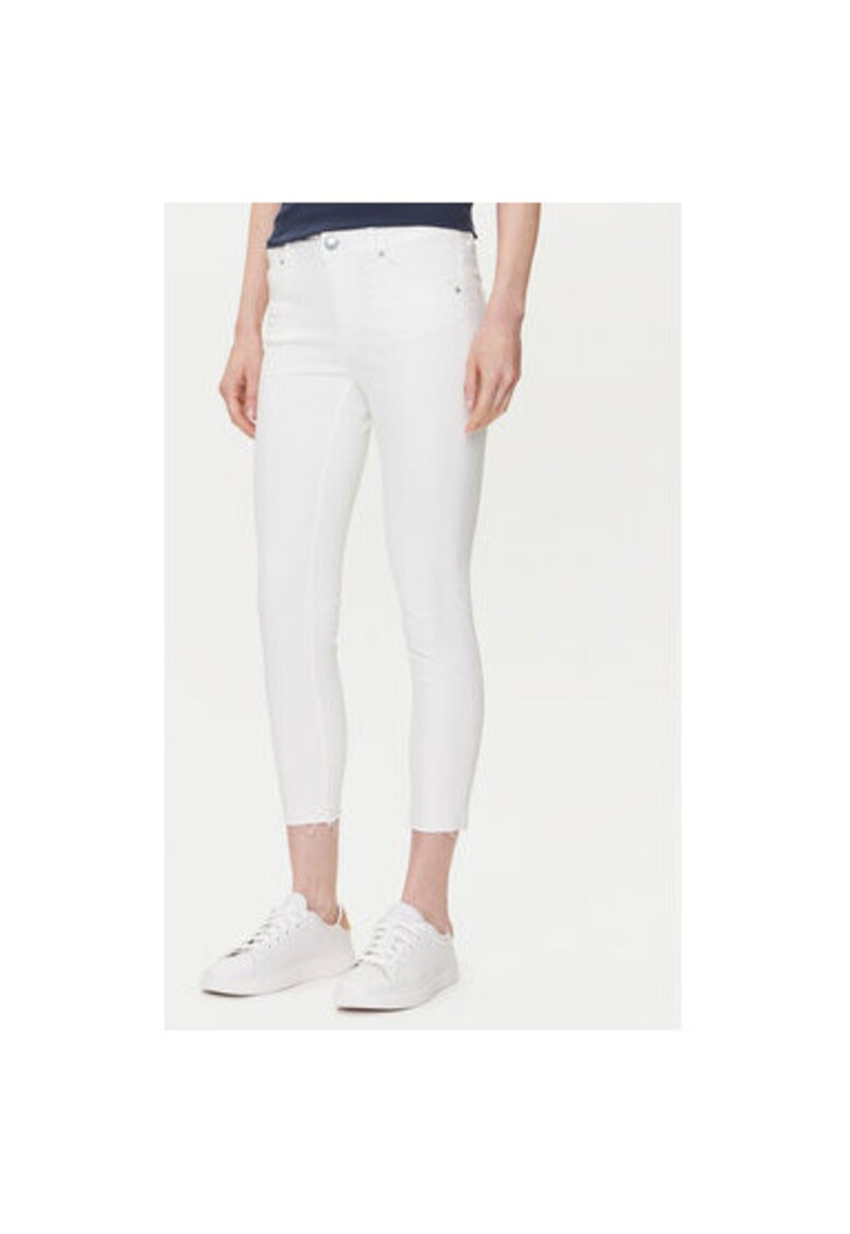 Pantaloni dama 1016183 - Bumbac - Alb