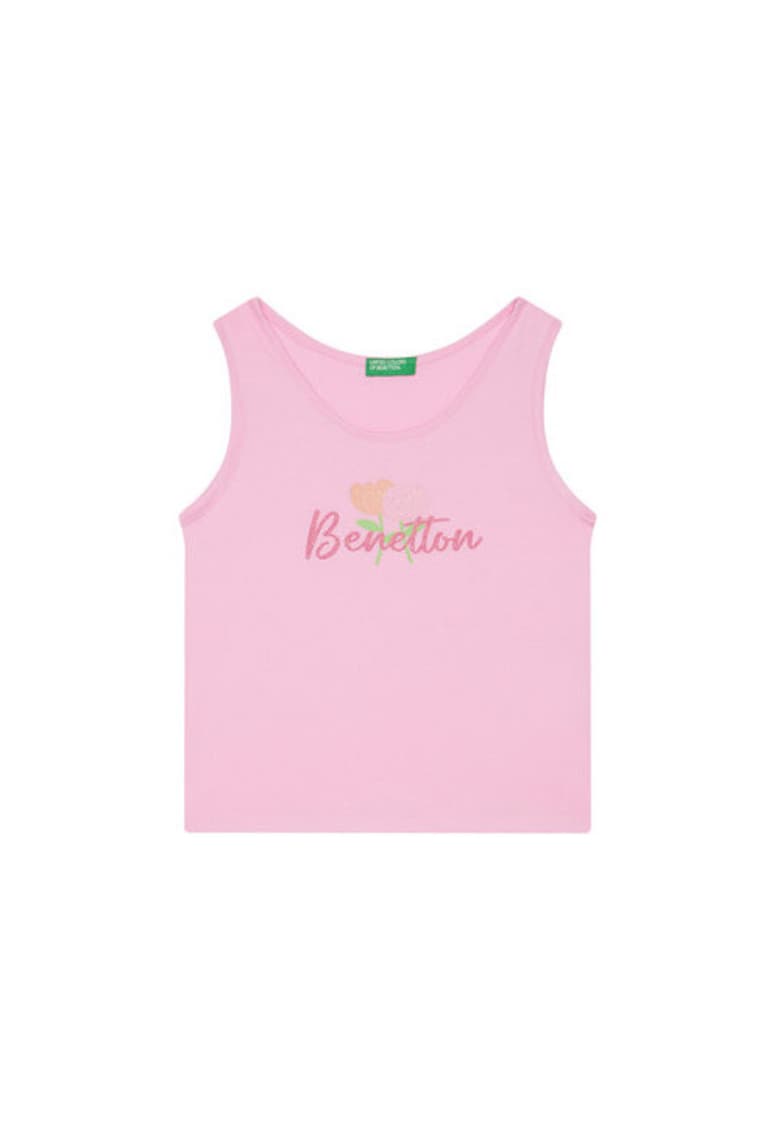 Top pentru fete  3I1XGH012 - Bumbac - Roz