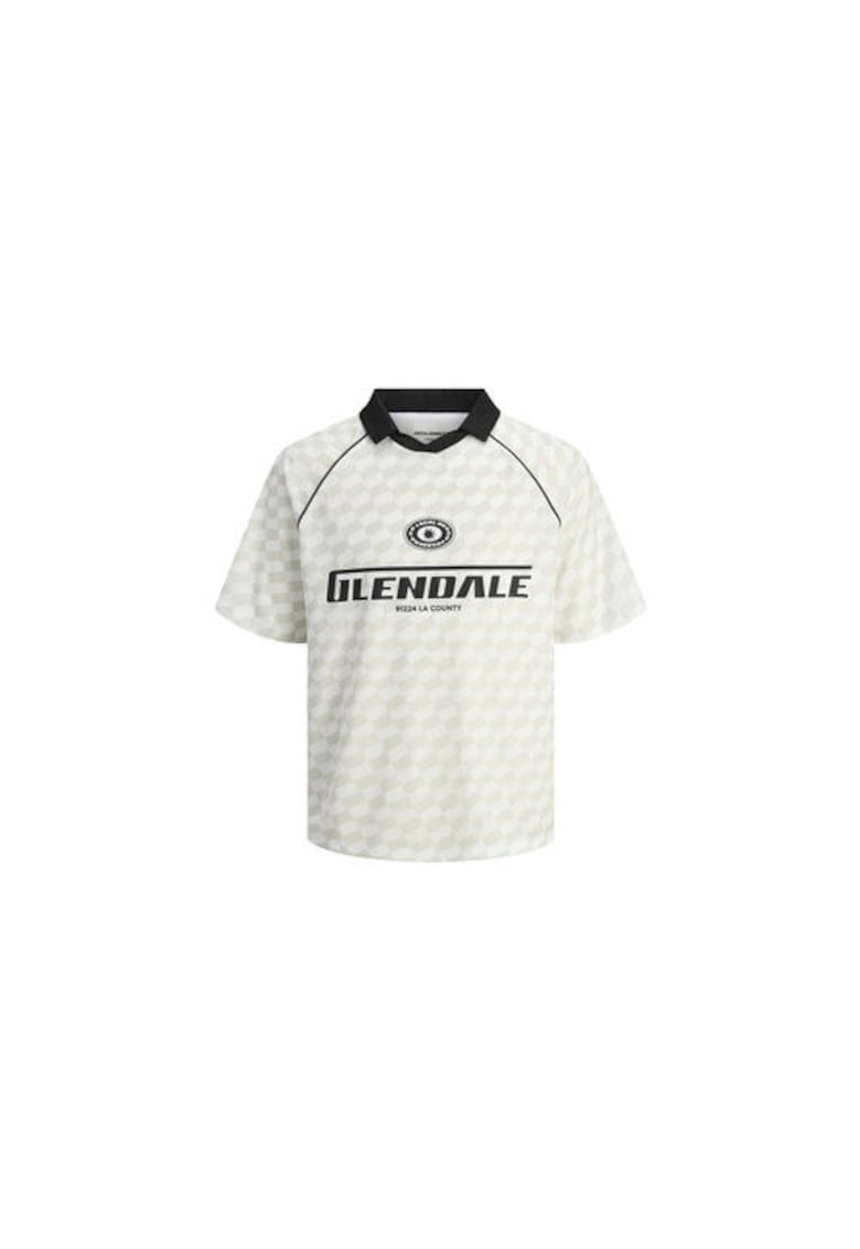 Tricou Polo pentru baieti Jack Jones Junior - 12278700 - Poliester - 176 CM - Bej