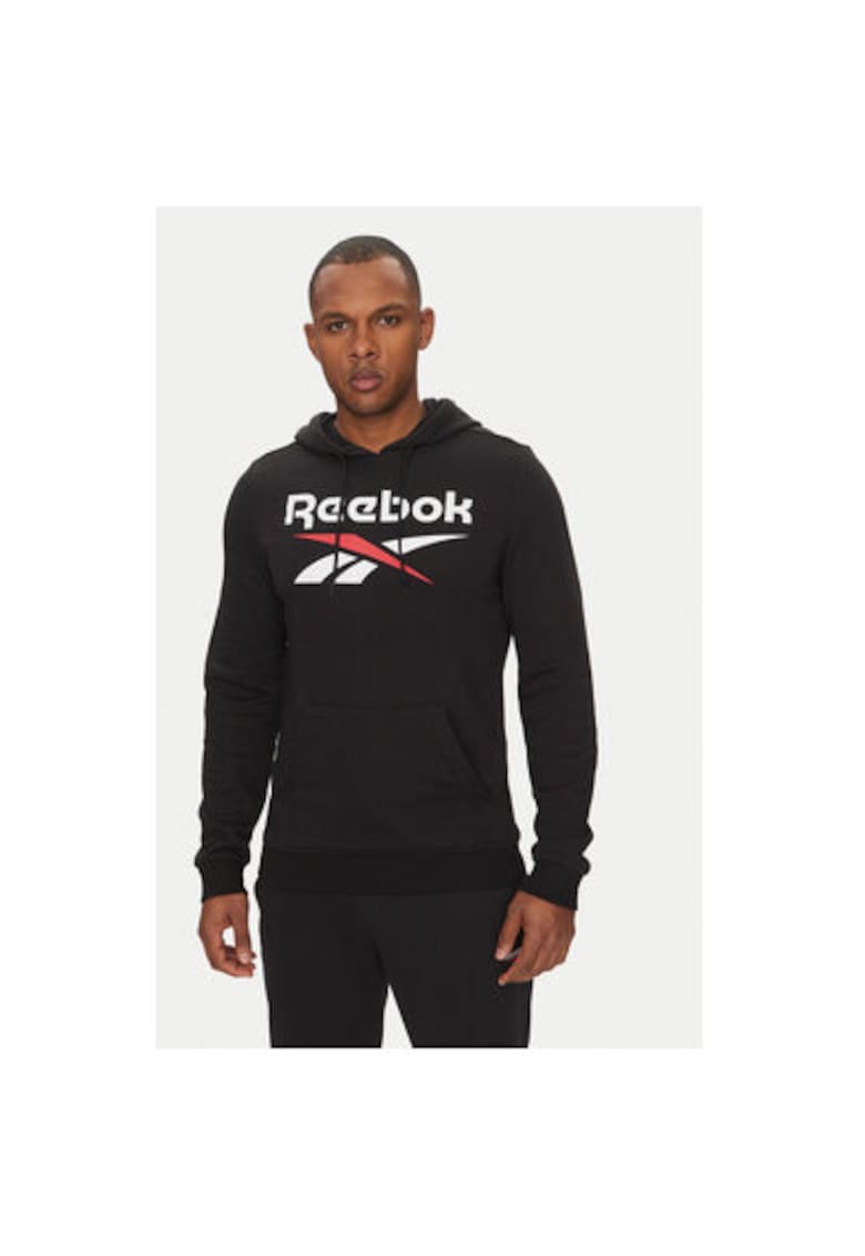 Bluza barbati 100221781 - Bumbac/Poliester reciclat - Negru - Negru