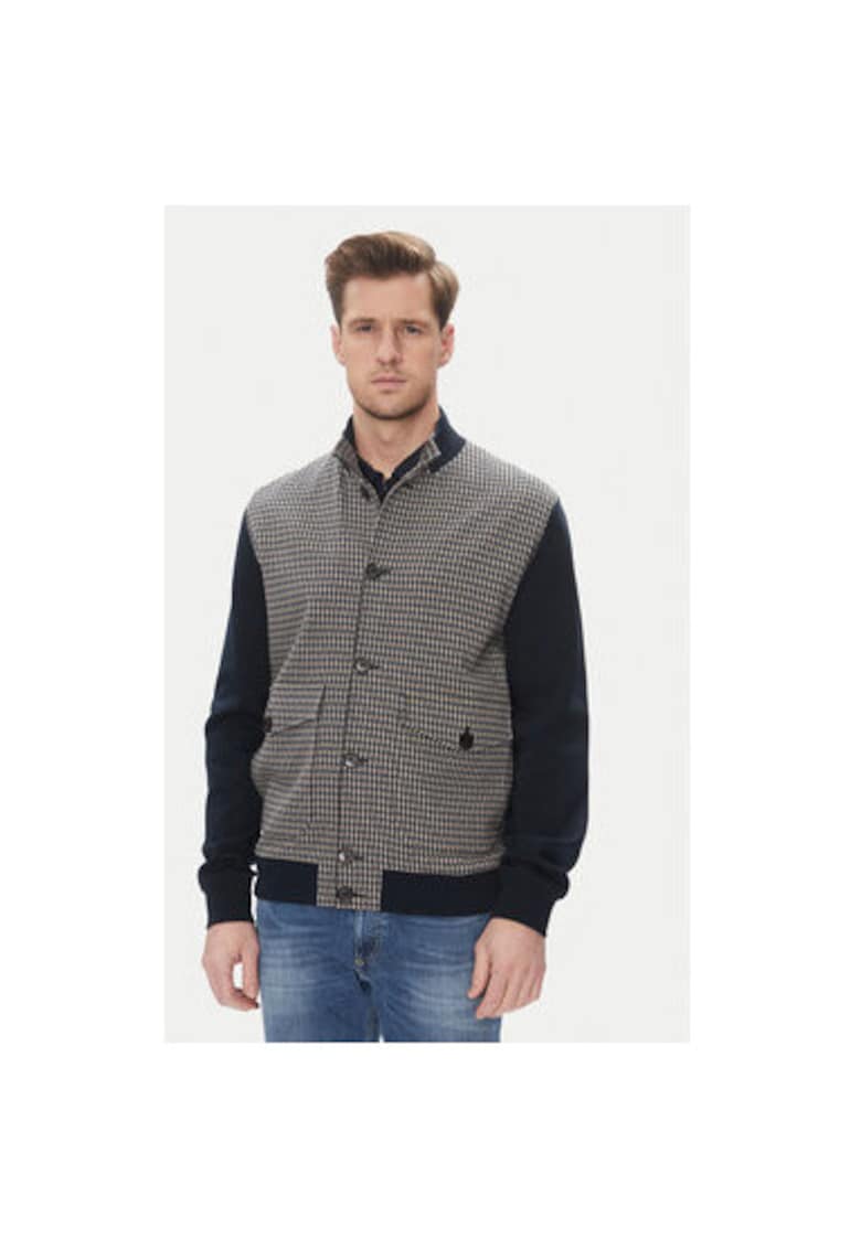 Bluza barbati 8750 75173C - Bumbac/Poliester - Bleumarin