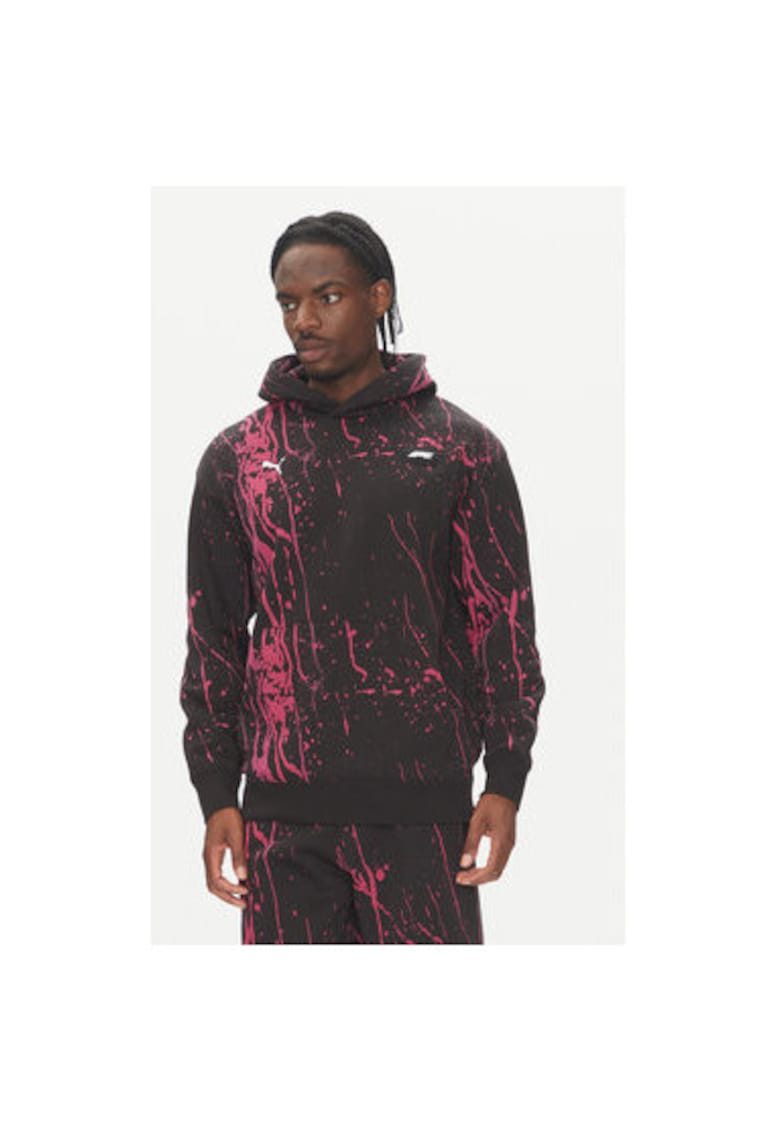 Bluza barbati 630170 - Bumbac/Poliester reciclat - Negru - Negru