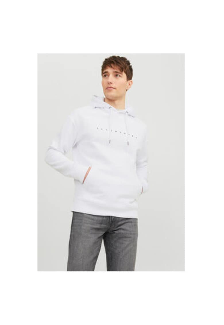Bluza barbati Jack Jones - 12233972 - Poliester/Bumbac - 3XL INTL - Alb