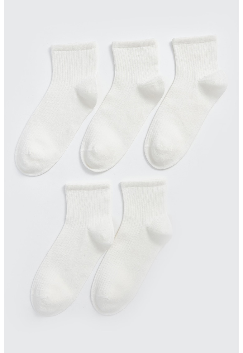 Set de sosete scurte striate - 5 perechi