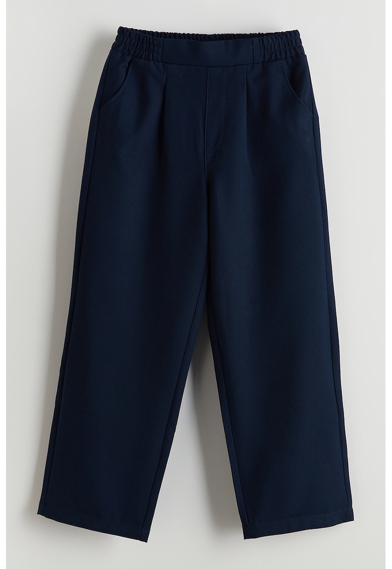 Pantaloni conici cu talie elastica