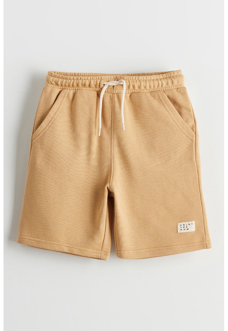 Pantaloni scurti uni cu snur