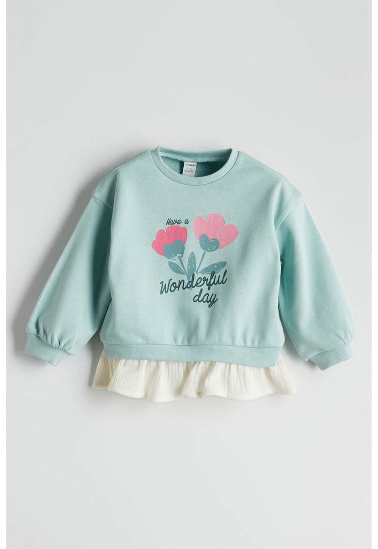 Bluza sport cu aspect 2in1