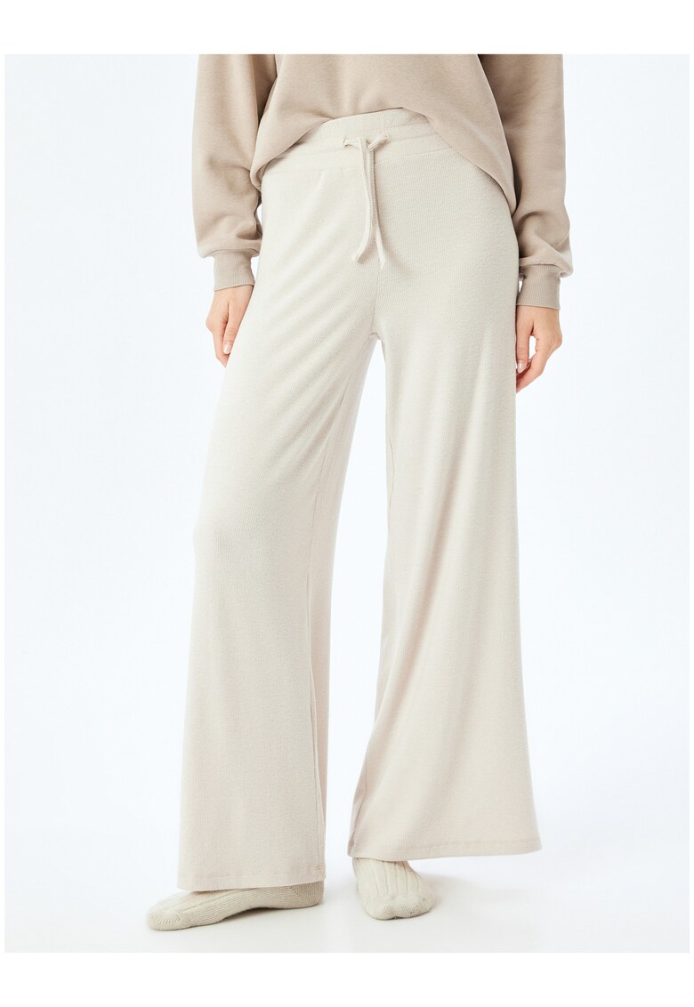 Pantaloni de pijama cu croiala ampla