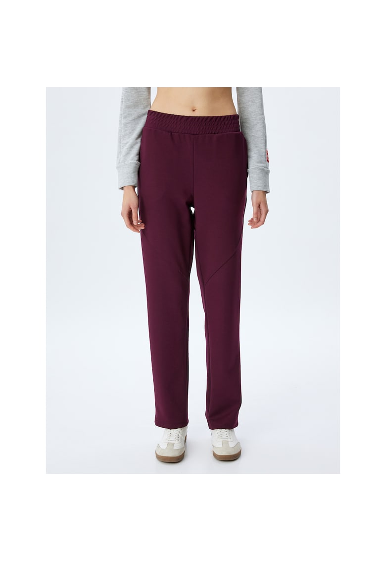 Pantaloni drepti de trening din amestec de modal