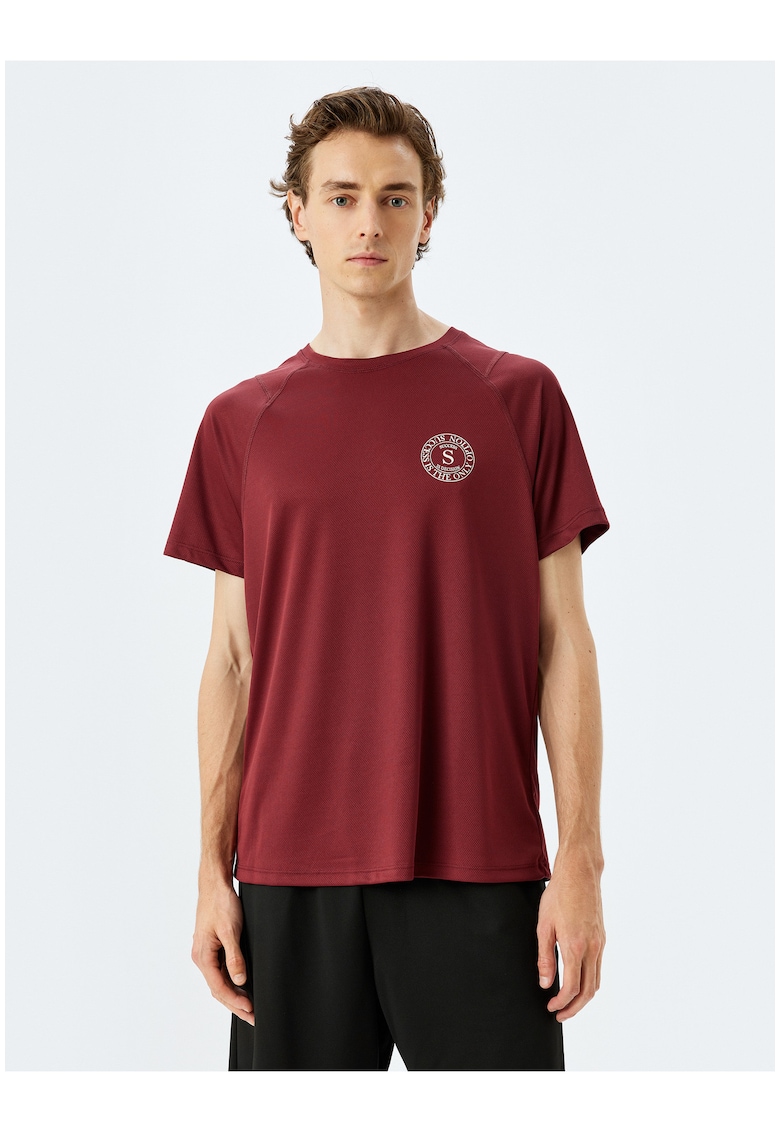 Tricou supradimensionat cu maneci raglan