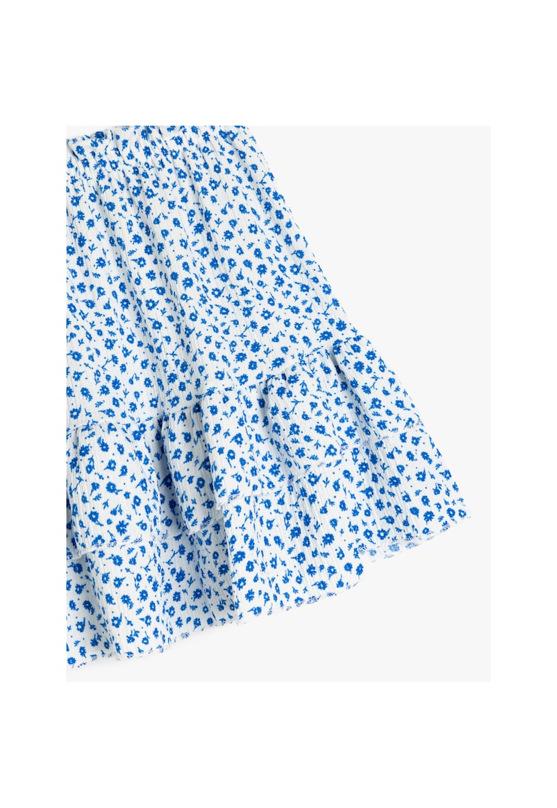 Fusta evazata cu model floral