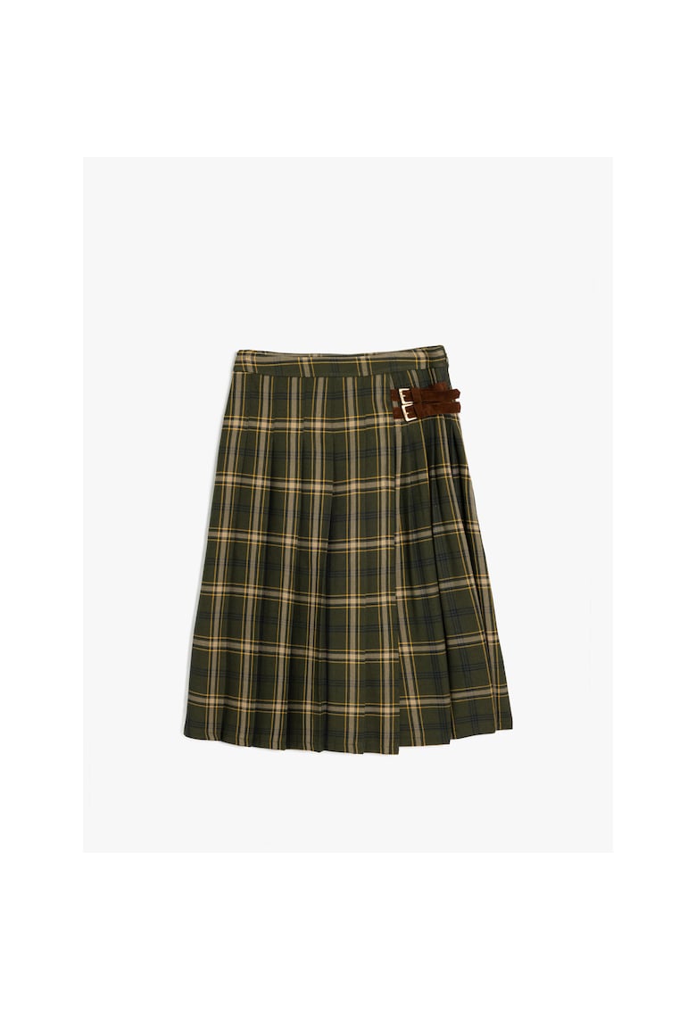 Fusta cu model - pliuri si catarama