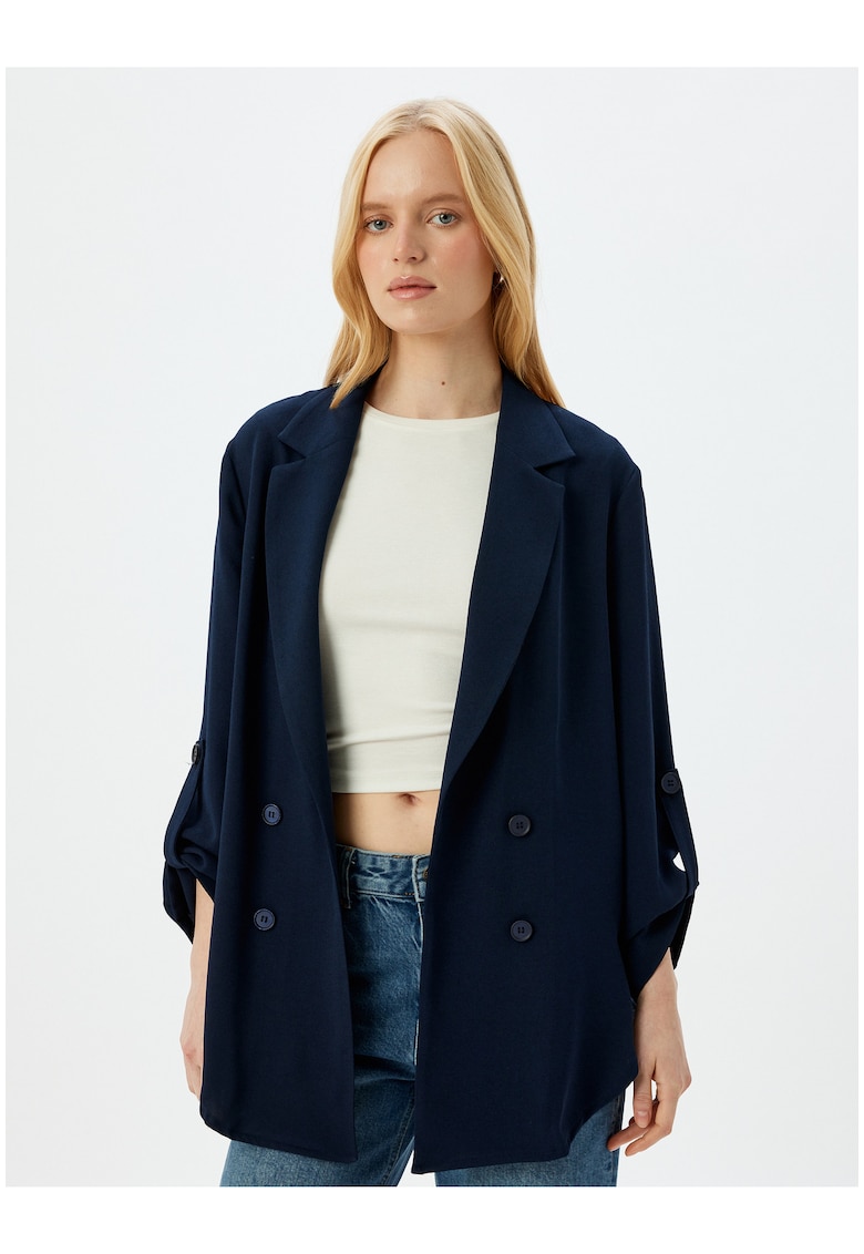 Sacou lejer cu doua randuri de nasturi