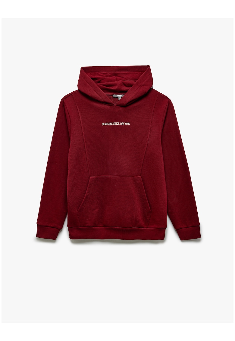 Hanorac cu text brodat