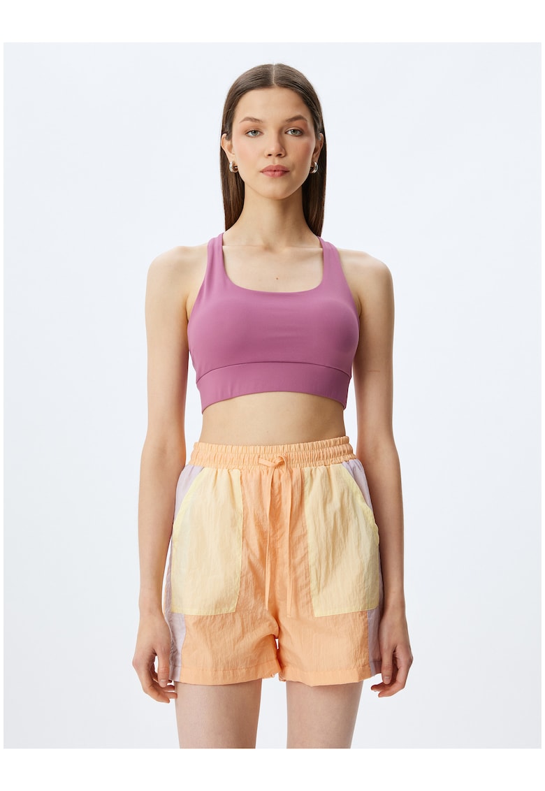 Bustiera cu decolteu rotund