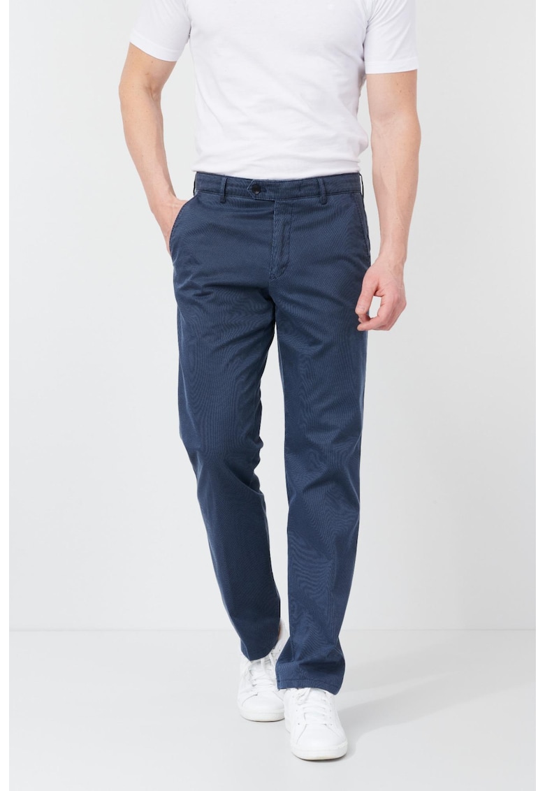 Pantaloni barbati Eton 5513 bleumarin - Albastru