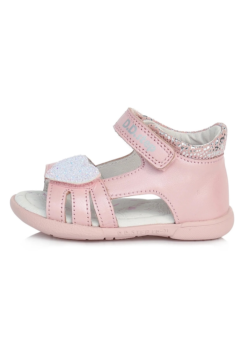 Sandale din Piele Fete - Flexibile - cu Scai - AC048-297