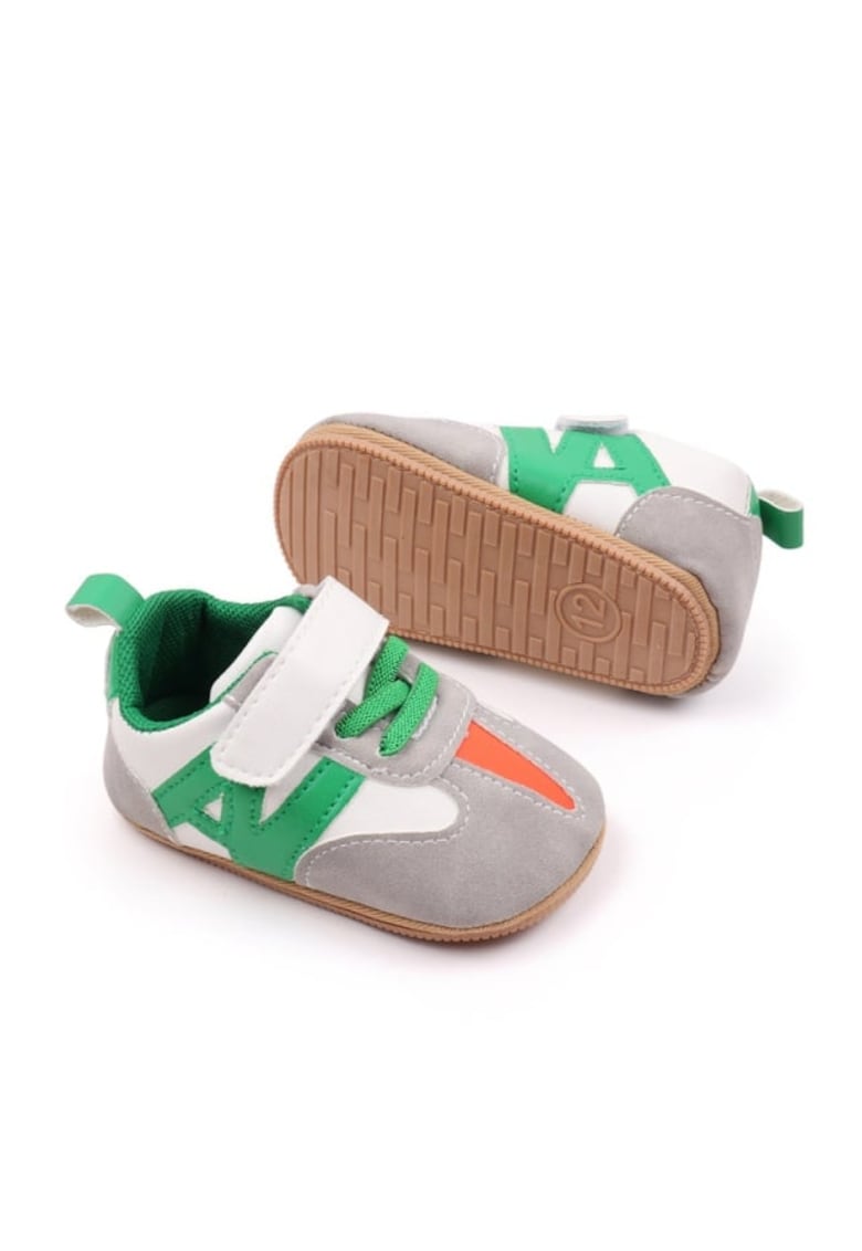 Pantofi sport Model AL 16692 vibrante - pentru bebelusi - Piele ecologica - Multicolor - Multicolor