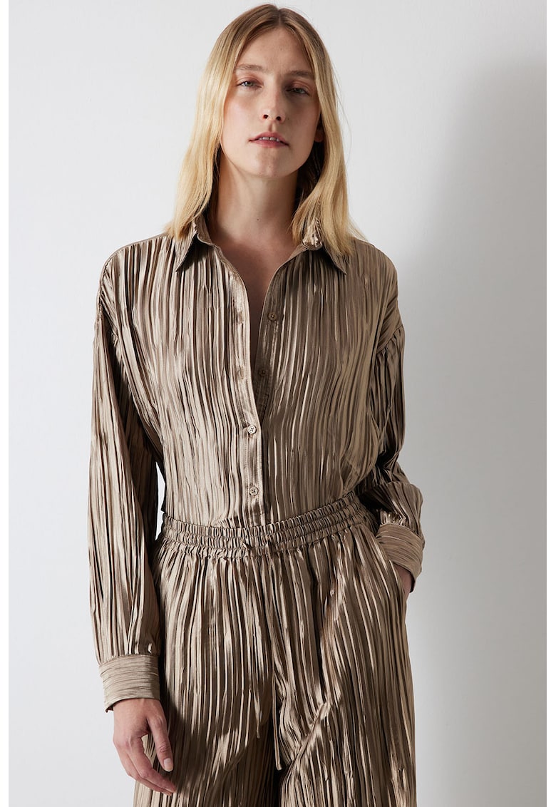 Camasa lejera cu model texturat