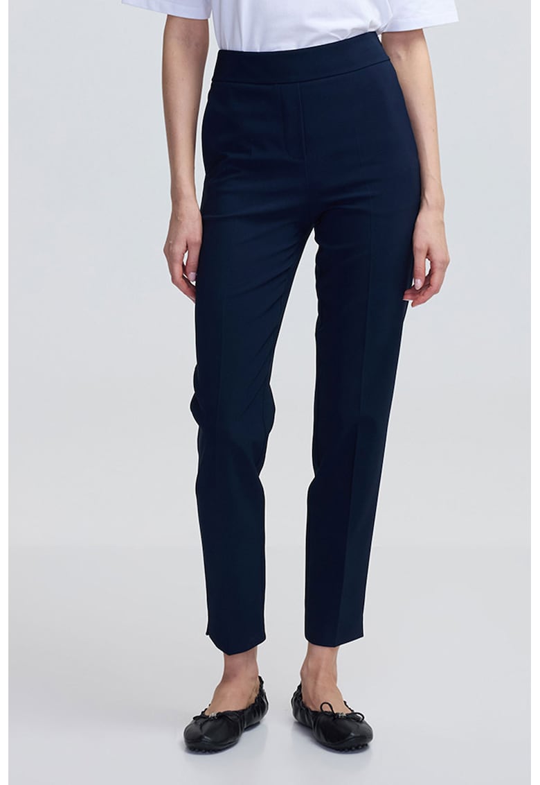 Pantaloni capri regular-fit - Bleumarin