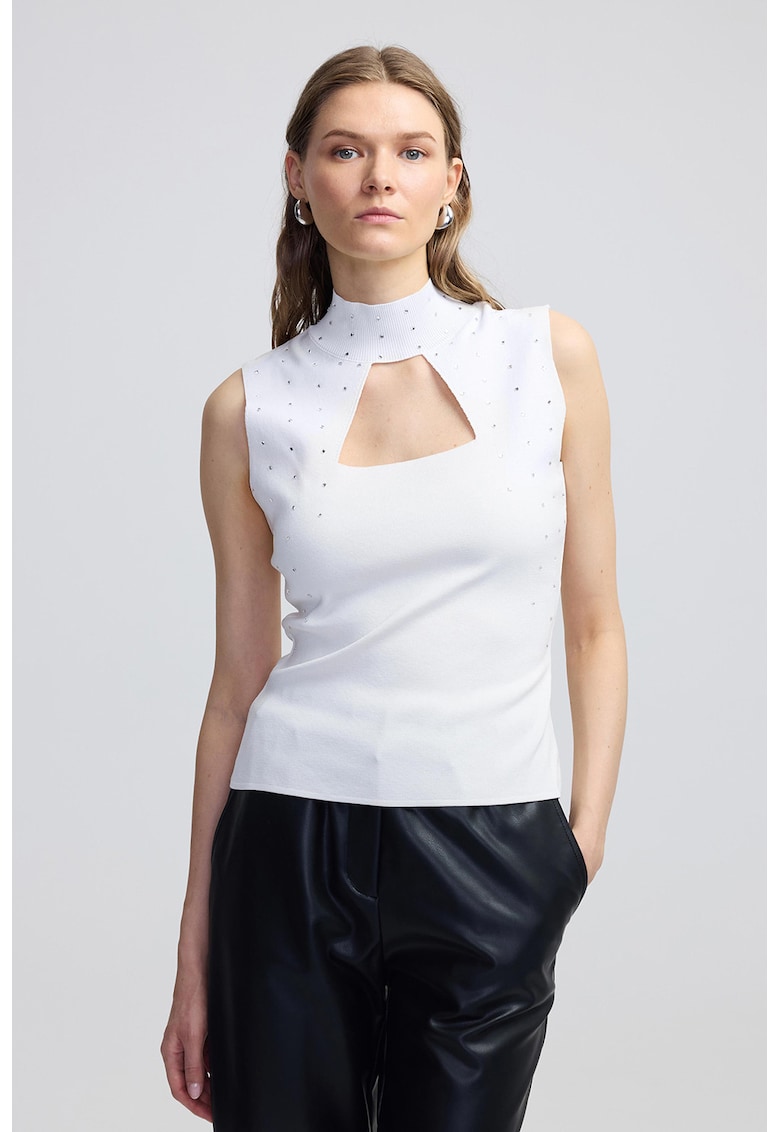 Bluza cu decupaj - fara maneci Bluza cu decupaj - fara maneci