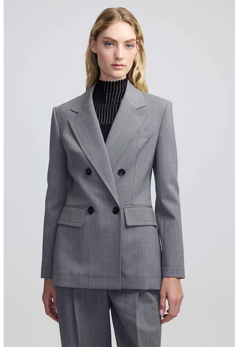Sacou slim-fit din amestec de lana Sacou slim-fit din amestec de lana