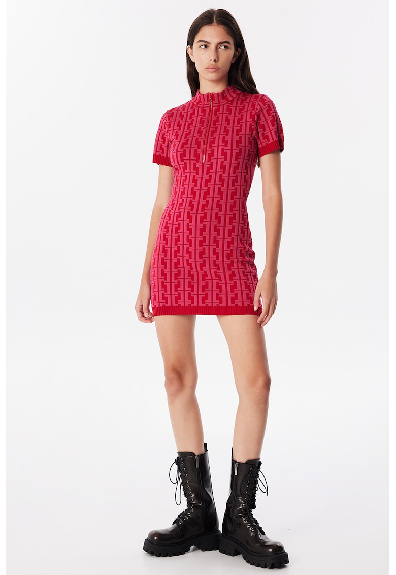 Rochie cu model si fenta cu fermoar